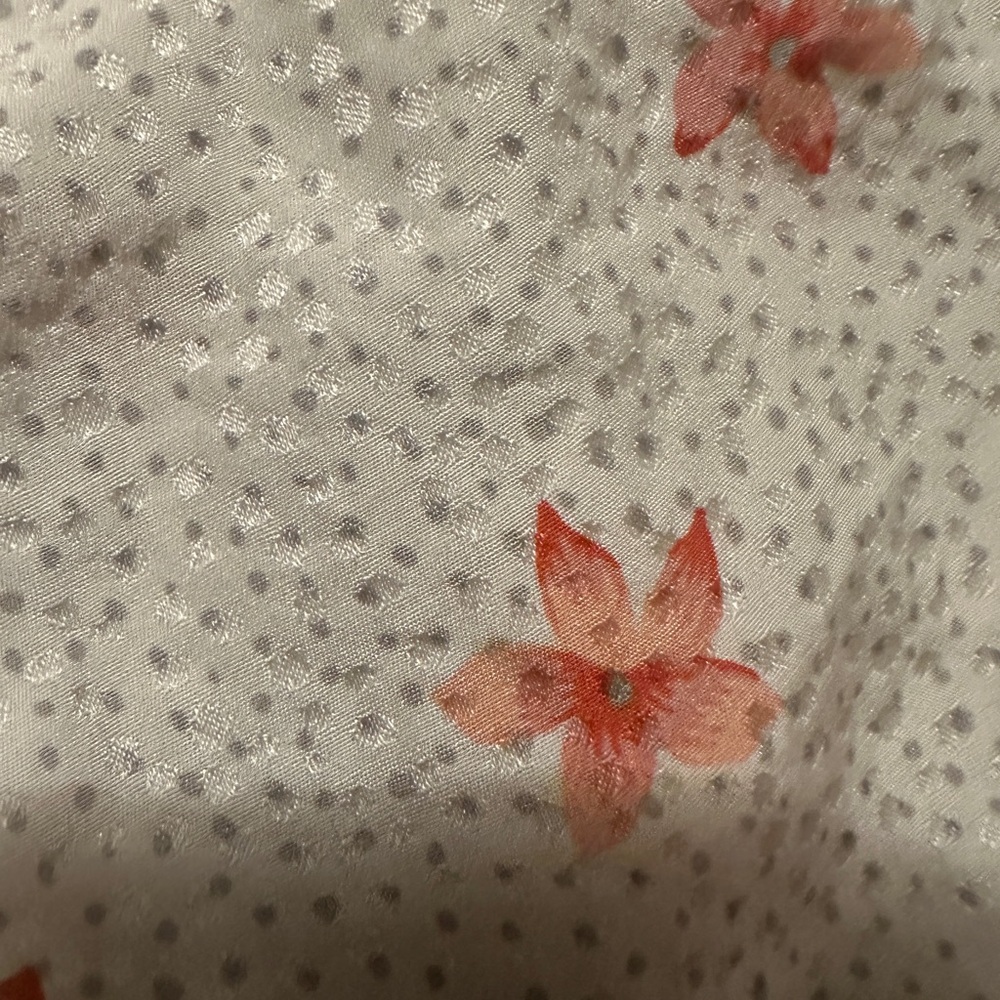 Rebecca Taylor NYC ruched Maui Floral Top Size 2 - Picture 6 of 8